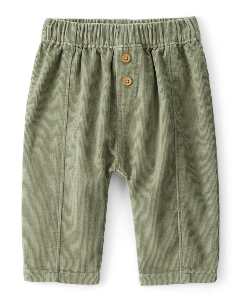Pantalón de pana verde para bebé niño - Carter's