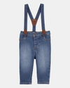 Denim dungarees