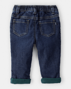 Pantalón vaquero acolchado y cómodo para bebé - Carter's
