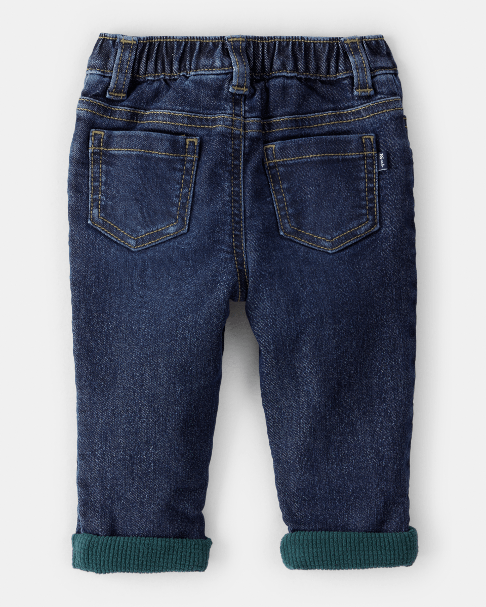 Pantalón vaquero acolchado y cómodo para bebé - Carter's