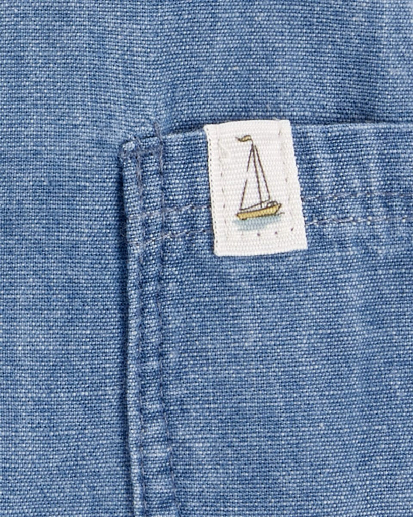 Pelele corto de chambray - Carter´s