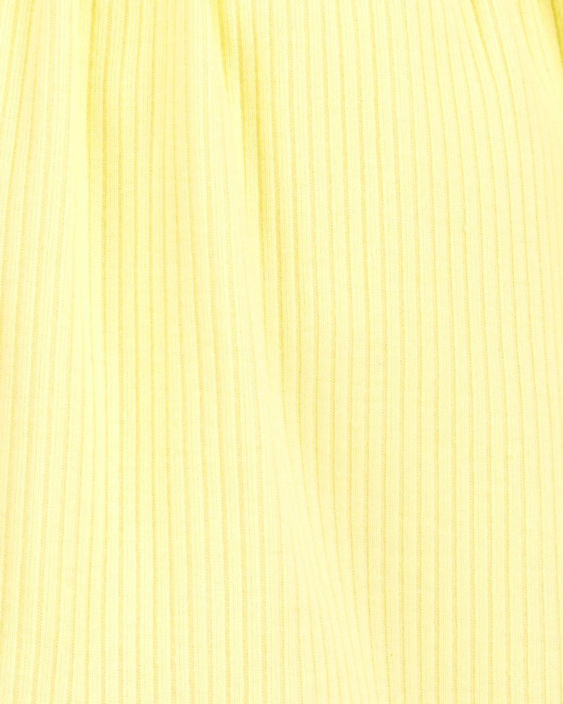 Pelele de algodón acanalado, amarillo - Carter´s