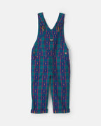 Peto de algodón a cuadros con tirantes ajustables, azul - Carter's