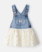 Peto de chambray con falda de tul - Carter's