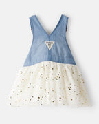 Peto de chambray con falda de tul - Carter's