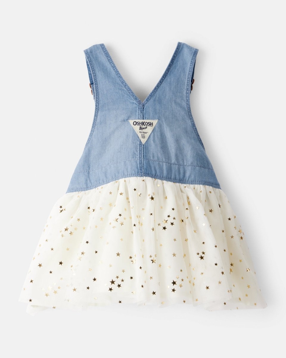 Peto de chambray con falda de tul - Carter's