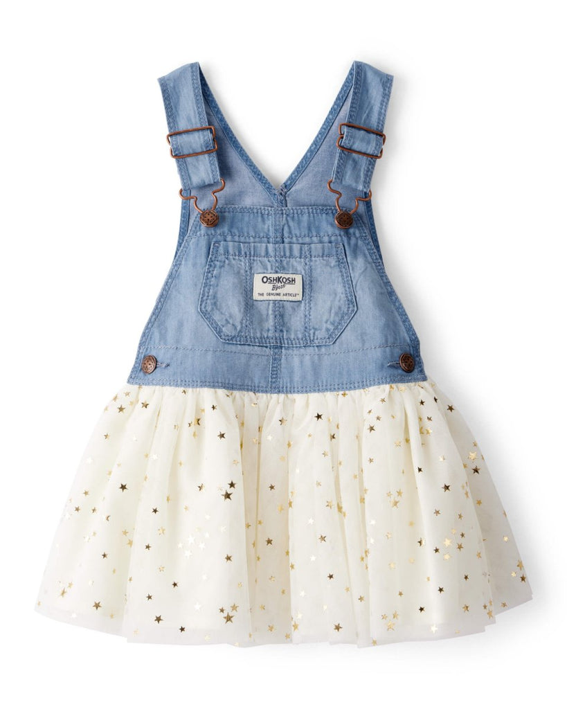 Peto de chambray con falda de tul - Carter's
