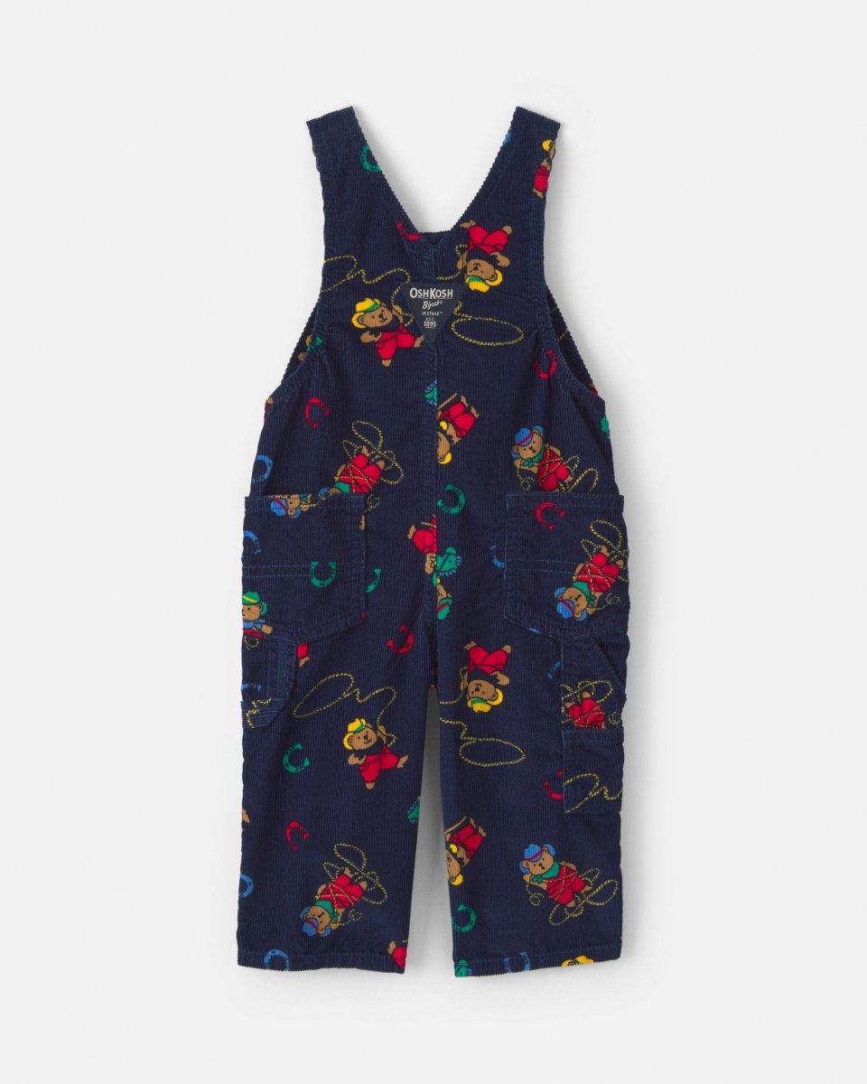 Peto de pana con estampado de osos, azul marino - Carter's