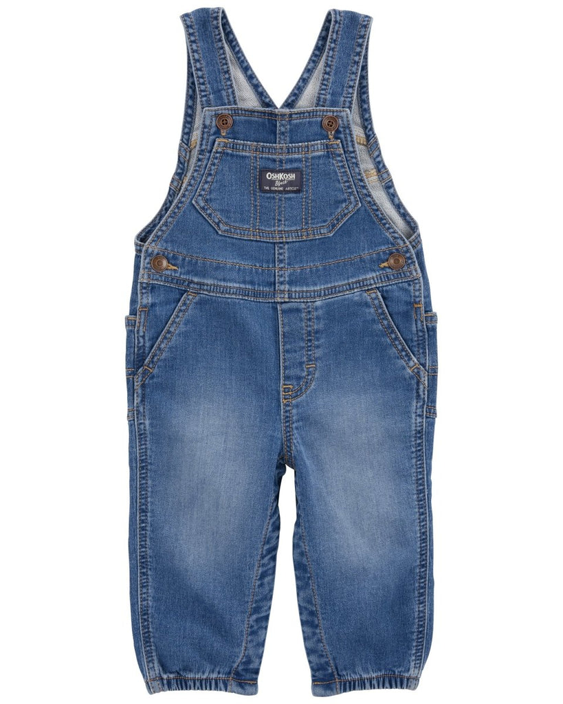 Peto de punto denim Brasstown lavado ozone para bebé niño - Carter's