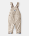 Brown cotton dungarees