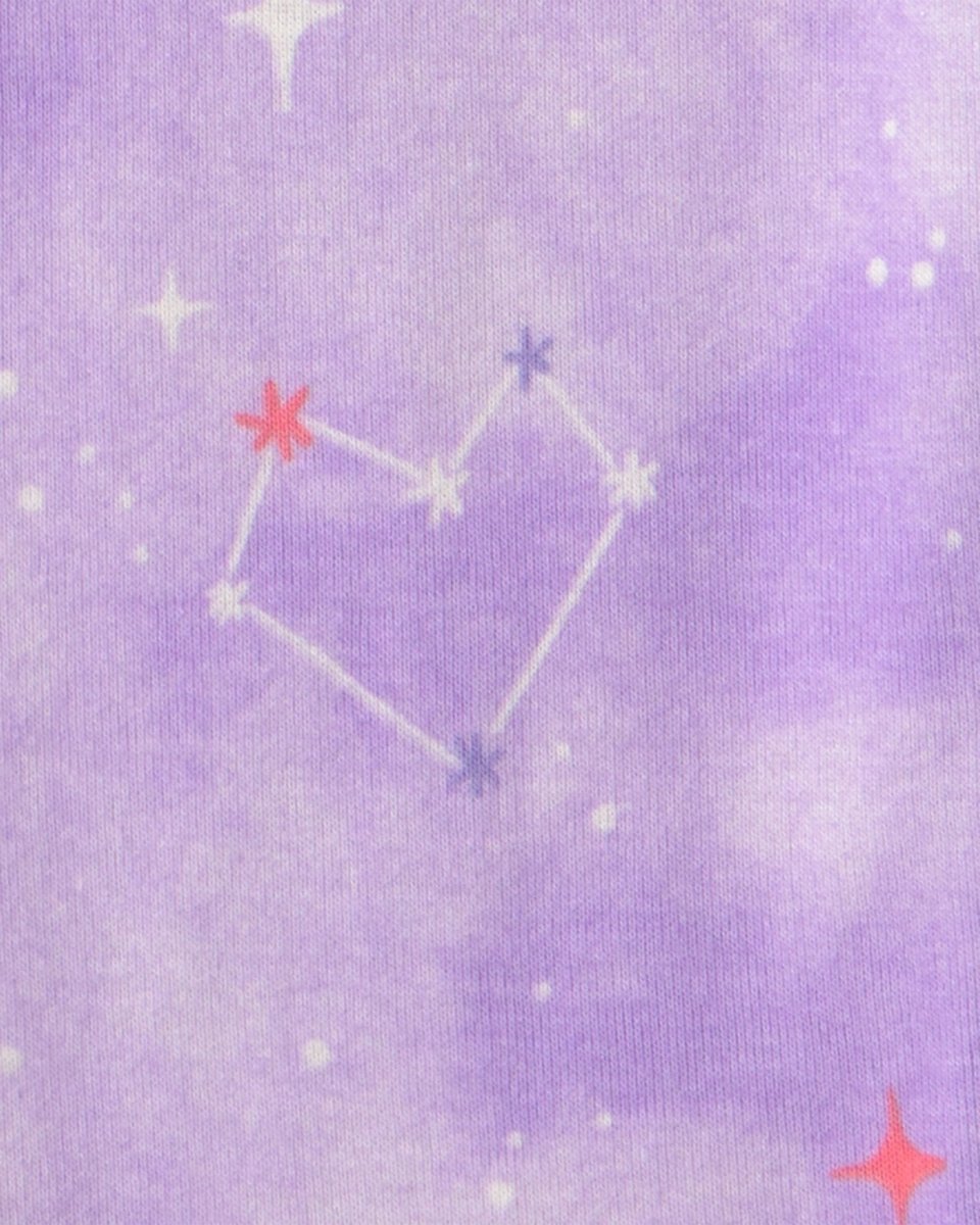 Pijama 4 piezas de algodón, perro astronauta en morado - Carter's