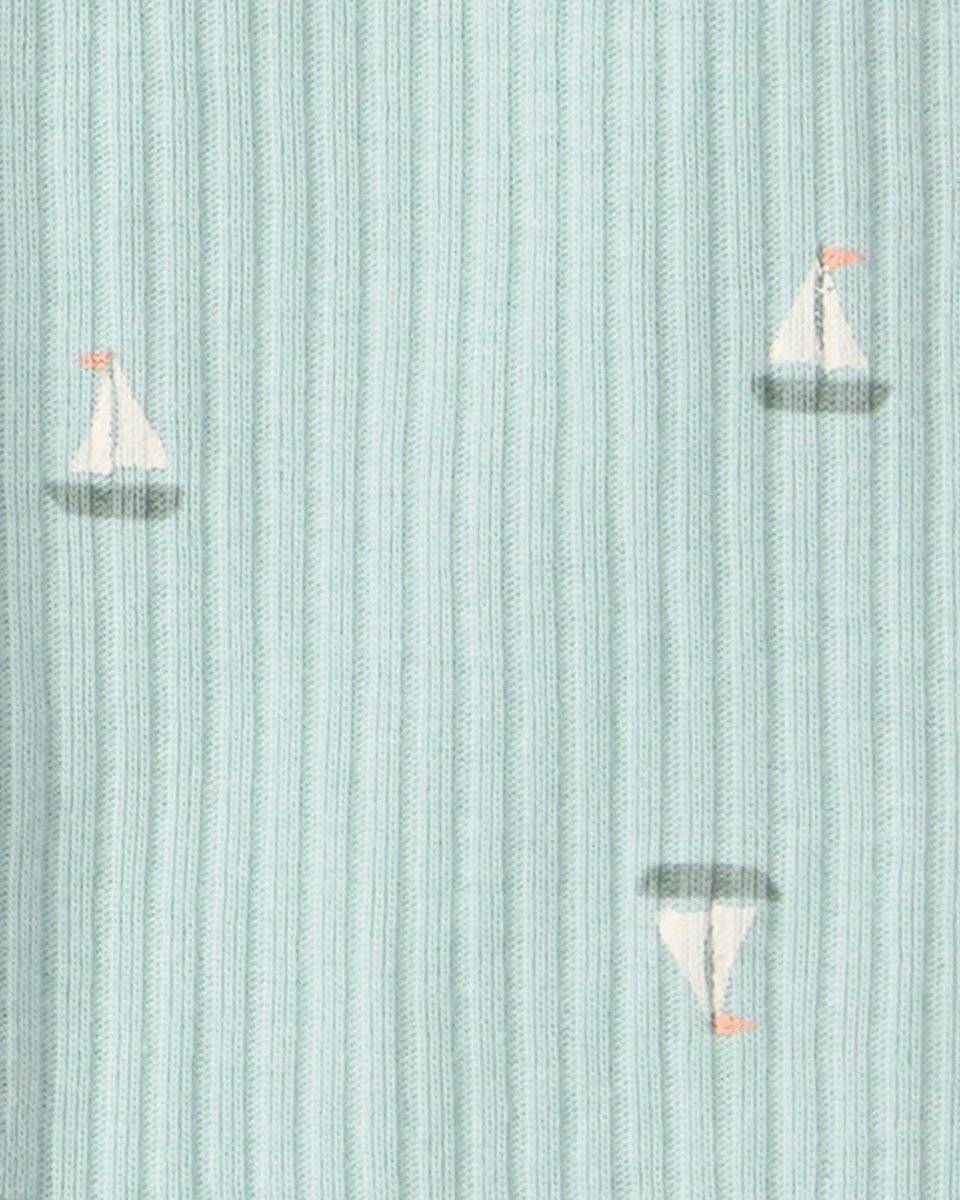 Pijama de algodón con estampado de veleros - Carter's