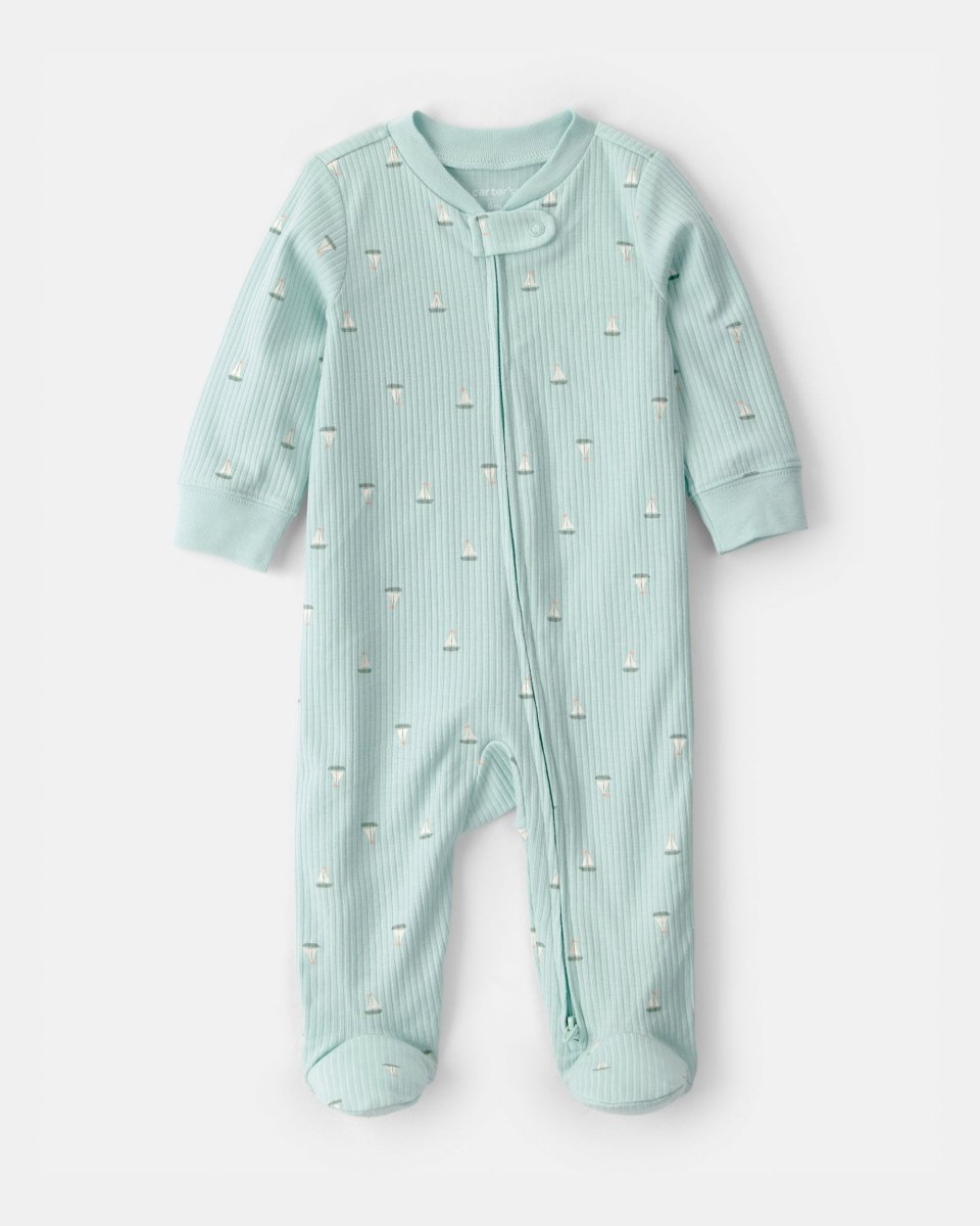 Pijama de algodón con estampado de veleros - Carter's