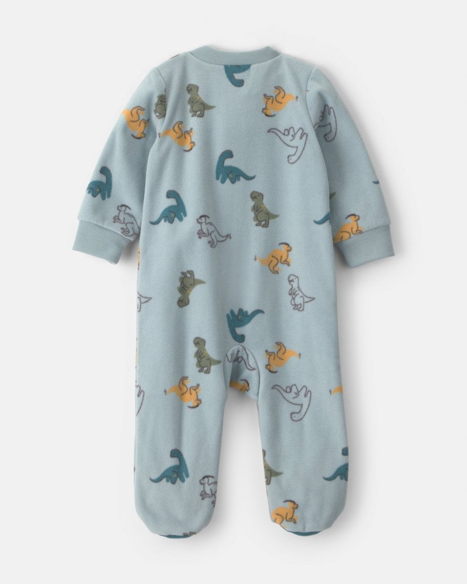 Pijama de polar con pie, dinosaurios en azul - Carter's