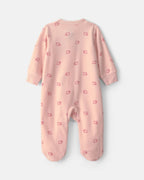 Pijama de polar con pie, hermana pequeña en rosa - Carter's