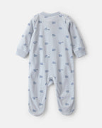 Pijama de polar con pie, hermano pequeño en azul - Carter's