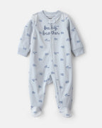 Pijama de polar con pie, hermano pequeño en azul - Carter's
