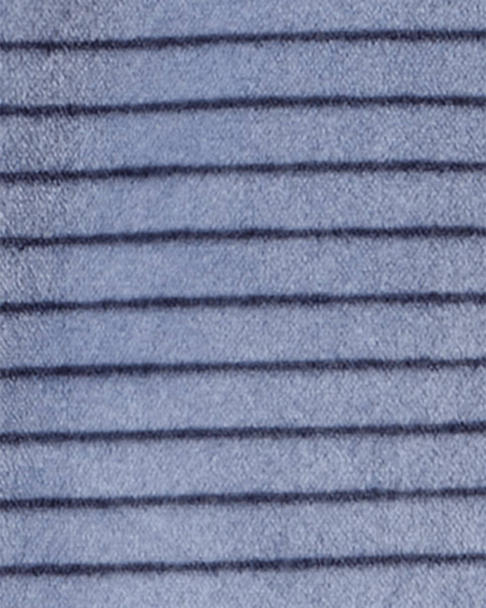 Pijama dos piezas de felpa con gorro azul - Carter's