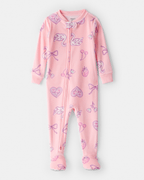 Pijama enterizo ajustado con cisnes - Carter's