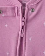 Pijama enterizo algodón estampado vaquera malva - Carter's