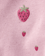 Pijama enterizo con pies de fresas en algodón - Carter's