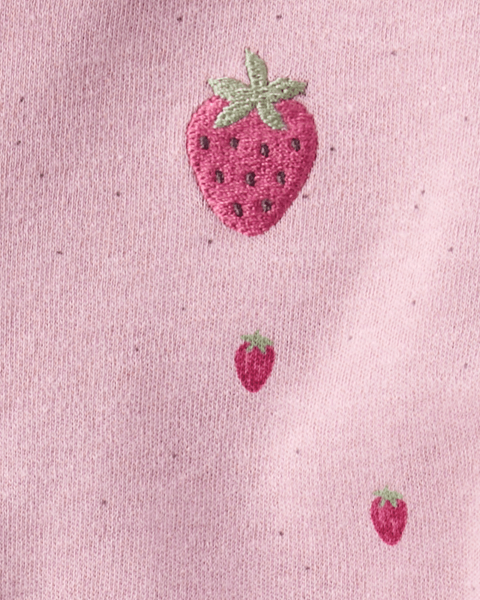 Pijama enterizo con pies de fresas en algodón - Carter's