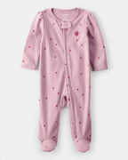 Pijama enterizo con pies de fresas en algodón - Carter's