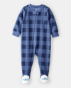 Pijama enterizo holgado con cuadros y Yeti
