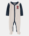 Pijama entero algodón diseño béisbol