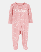 Pijama entero algodón diseño sister - Carter's