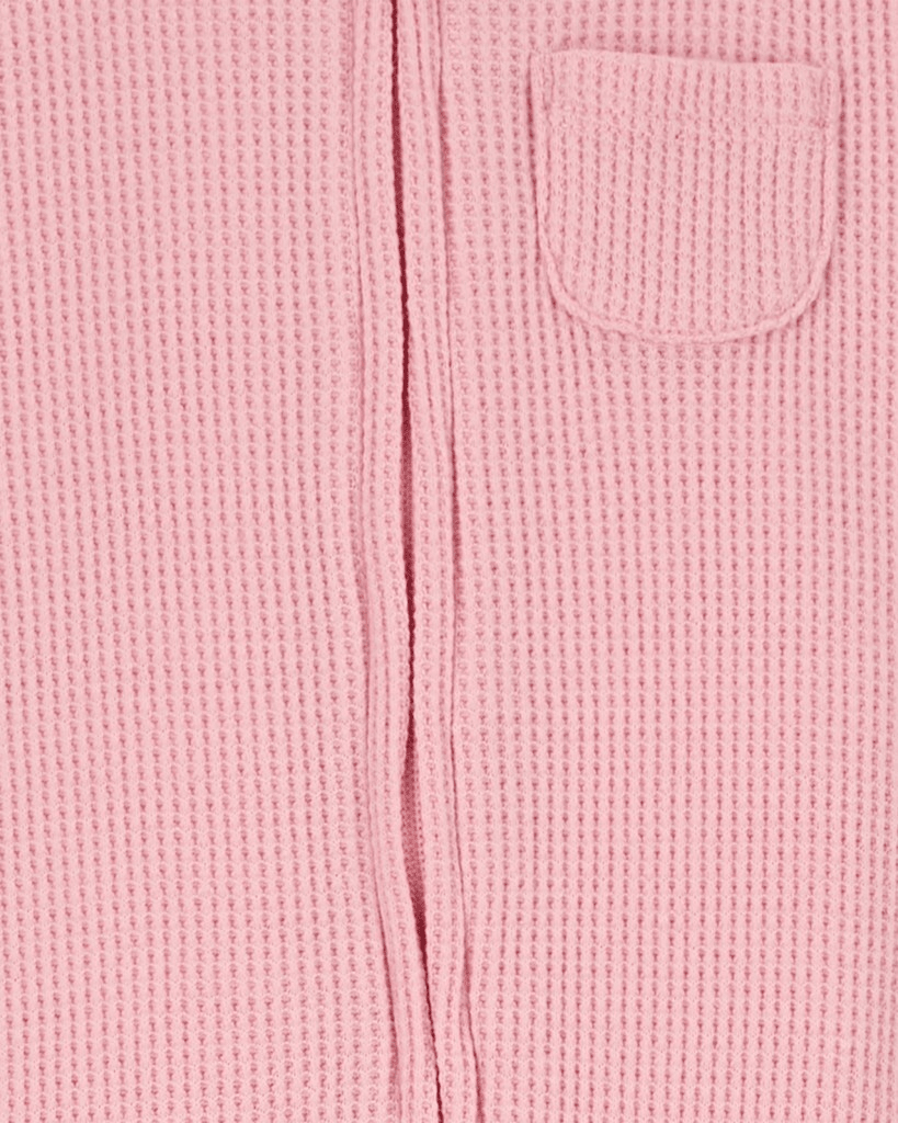 Pijama entero con algodón térmico con detalles florales - Carter's