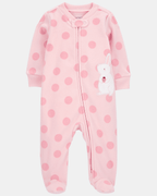 Pijama entero de micropolar diseño conejita - Carter's