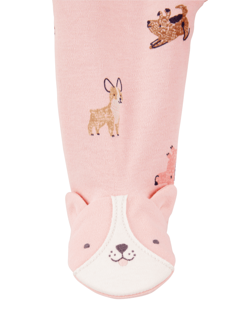 Pijama entero rosa diseño perritos - Carter's