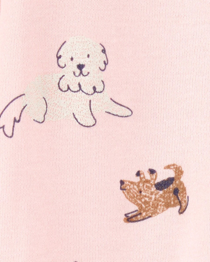 Pijama entero rosa diseño perritos - Carter's