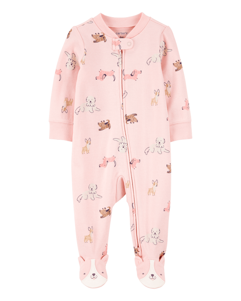 Pijama entero rosa diseño perritos - Carter's