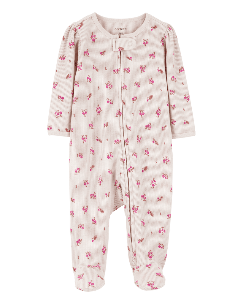 Pijama entero texturizado para bebé con diseño floral - Carter's