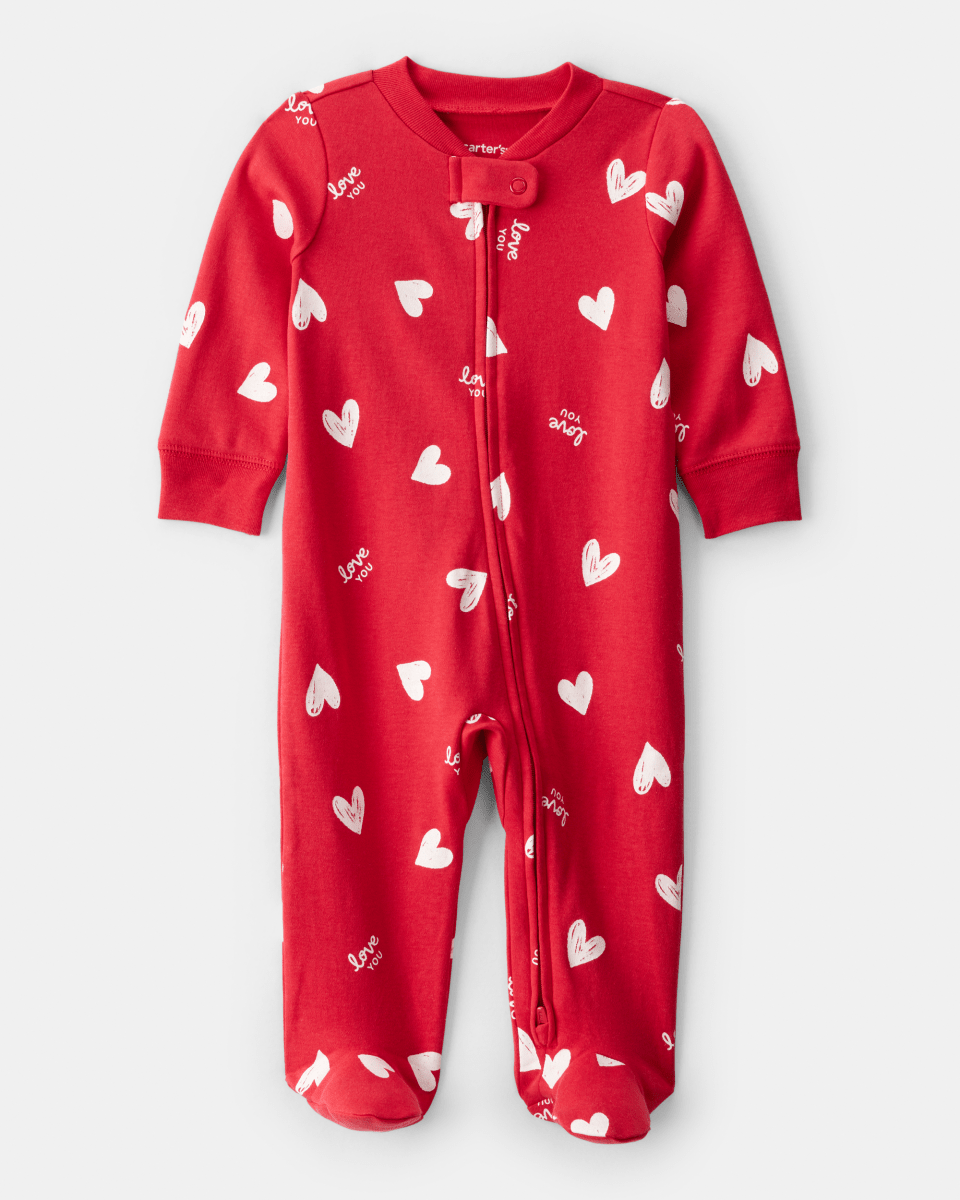Pijama estampado corazones rojos - Carter's