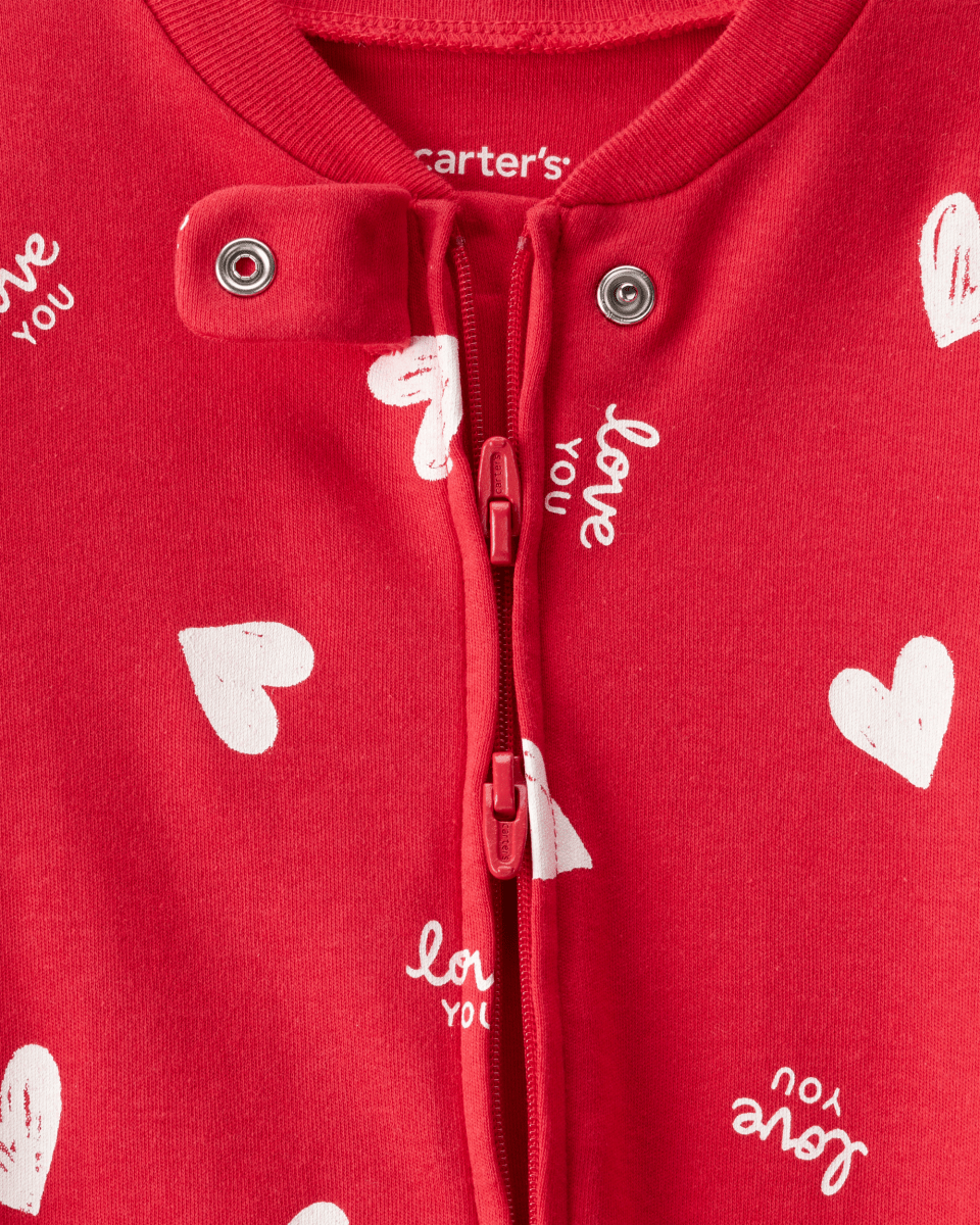 Pijama estampado corazones rojos - Carter's