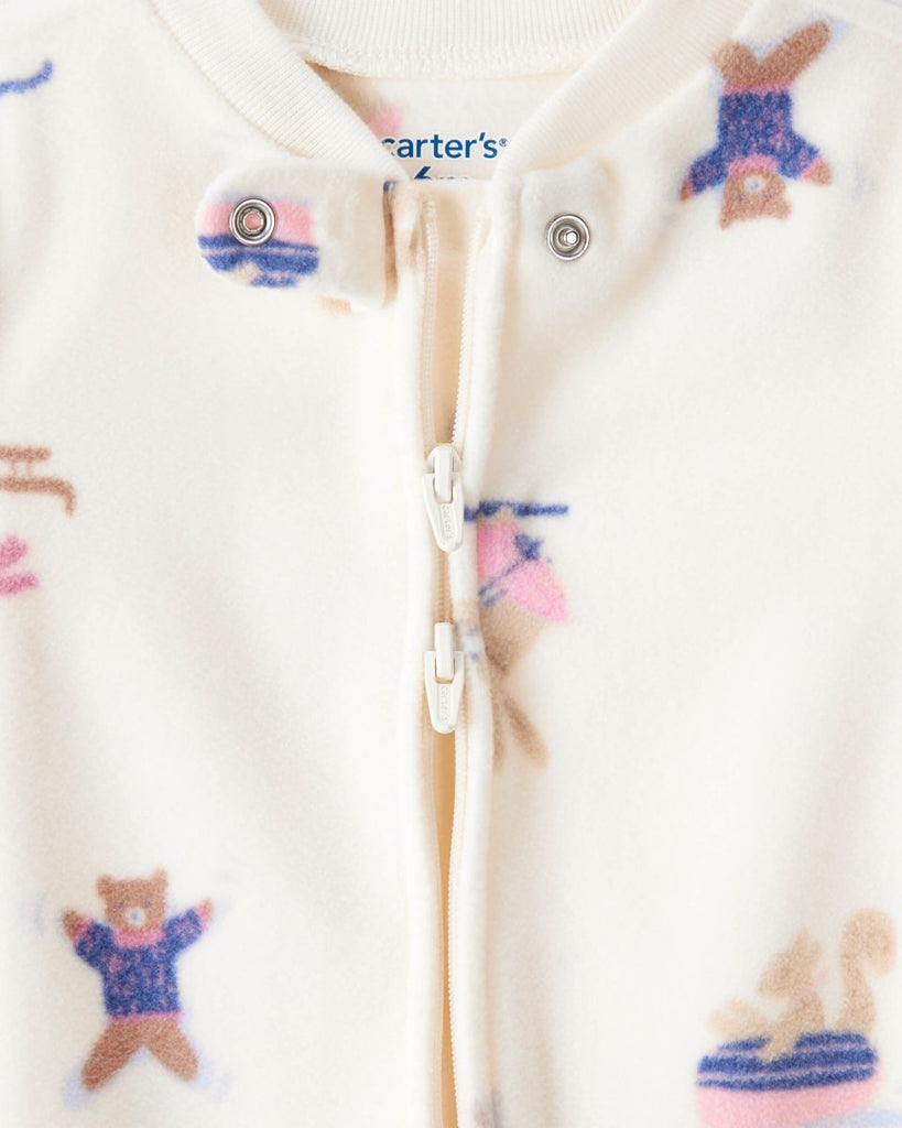 Pijama microfleece para bebé con diseño animal - Carter's
