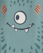 Pijama pack de 4 piezas de algodón, monstruos en verde - Carter's