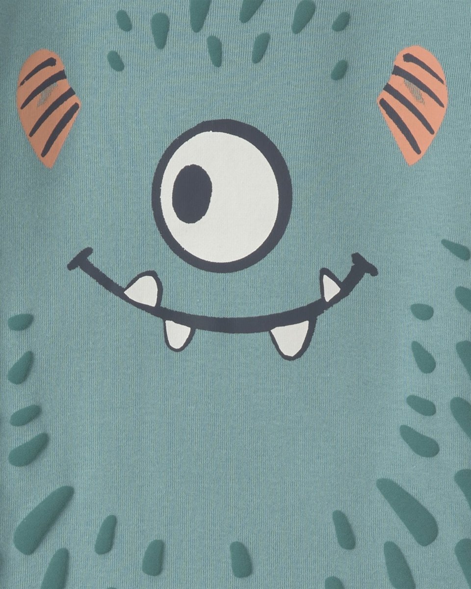 Pijama pack de 4 piezas de algodón, monstruos en verde - Carter's