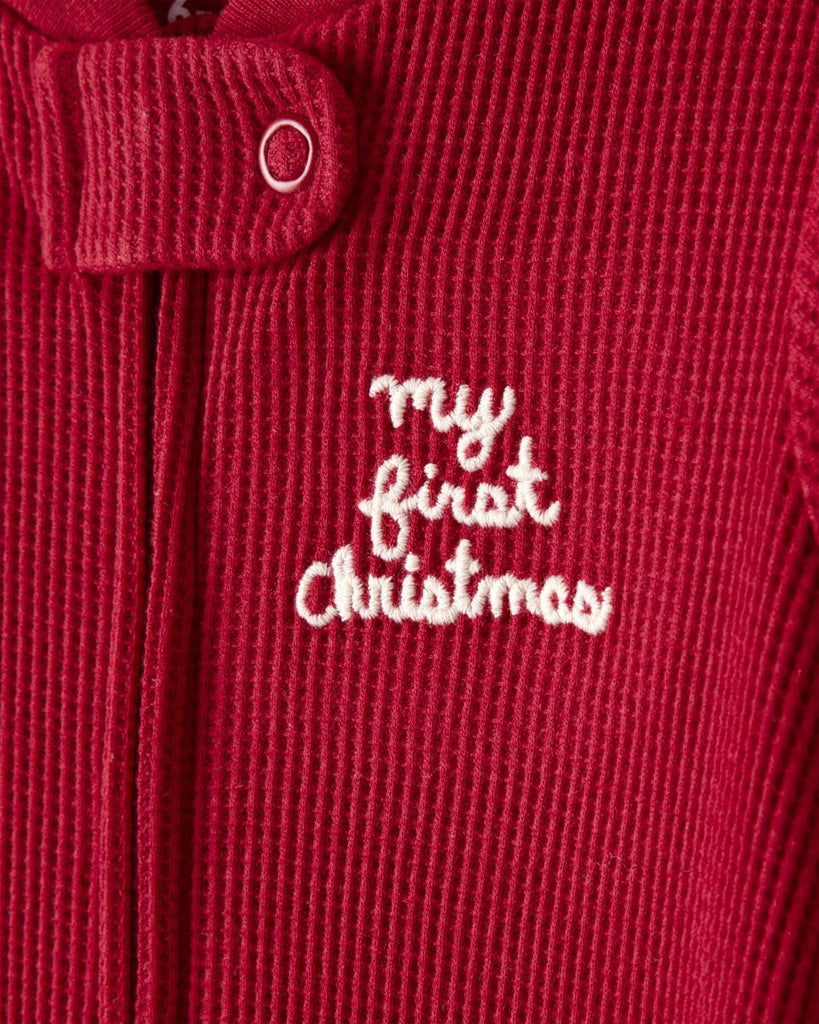 Pijama para bebé con diseño liso "my first christmas" - Carter's
