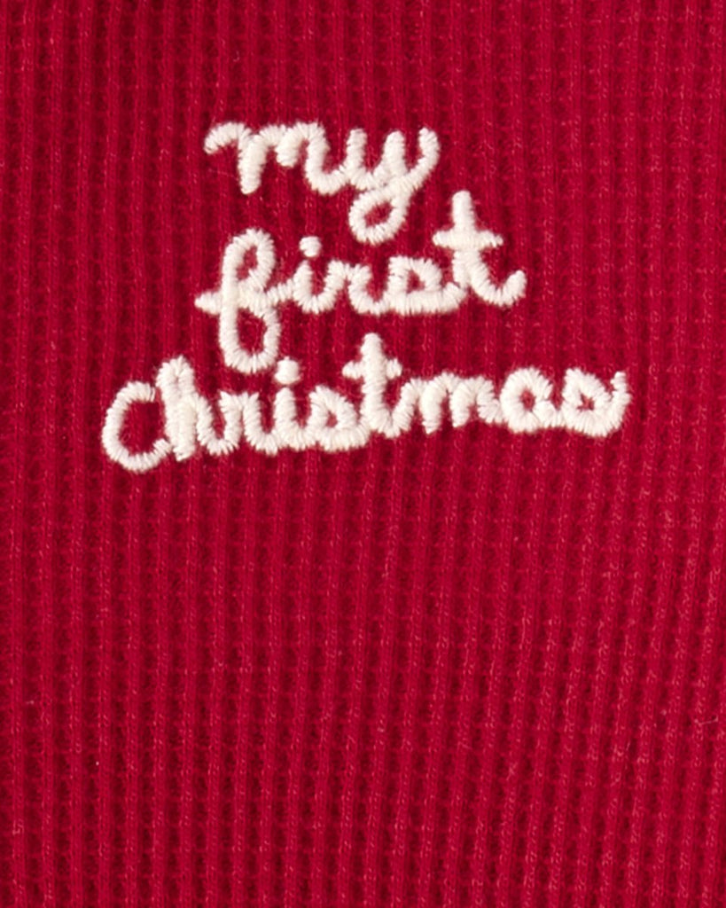 Pijama para bebé con diseño liso "my first christmas" - Carter's