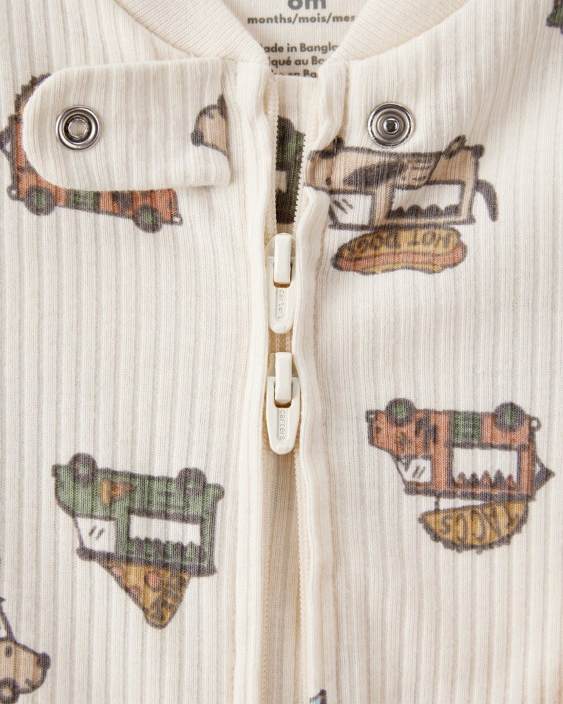 Pijama texturizado con estampado de camión de comida para bebé niño - Carter's