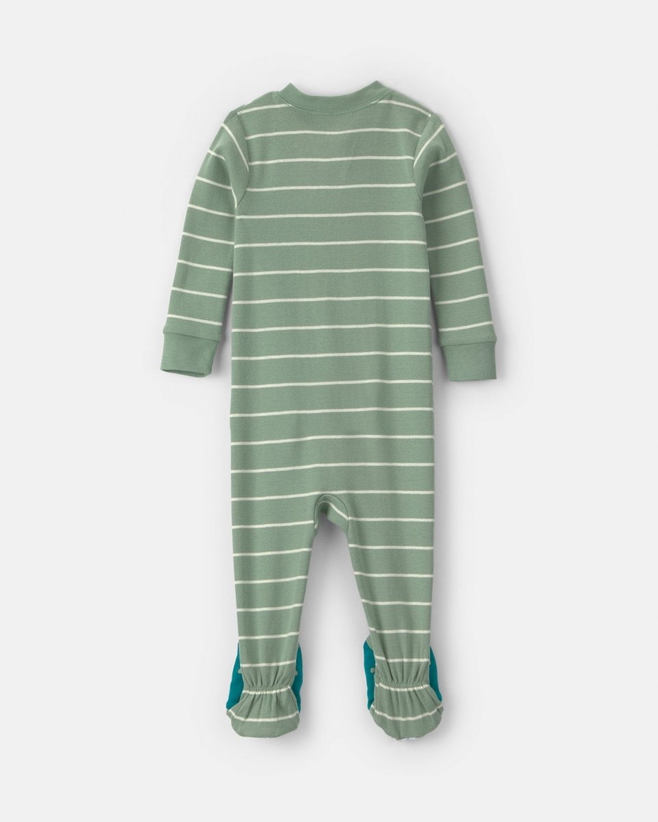 Pijama una pieza de algodón con pie, dinosaurios - Carter's