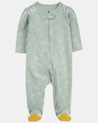 Pijama una pieza de algodón, con pie, diseño abeja - Carter's