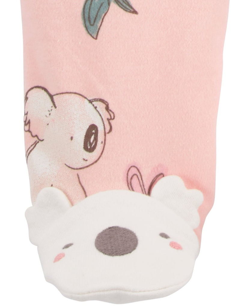 Pijama una pieza de algodón, con pie, diseño koalas - Carter's