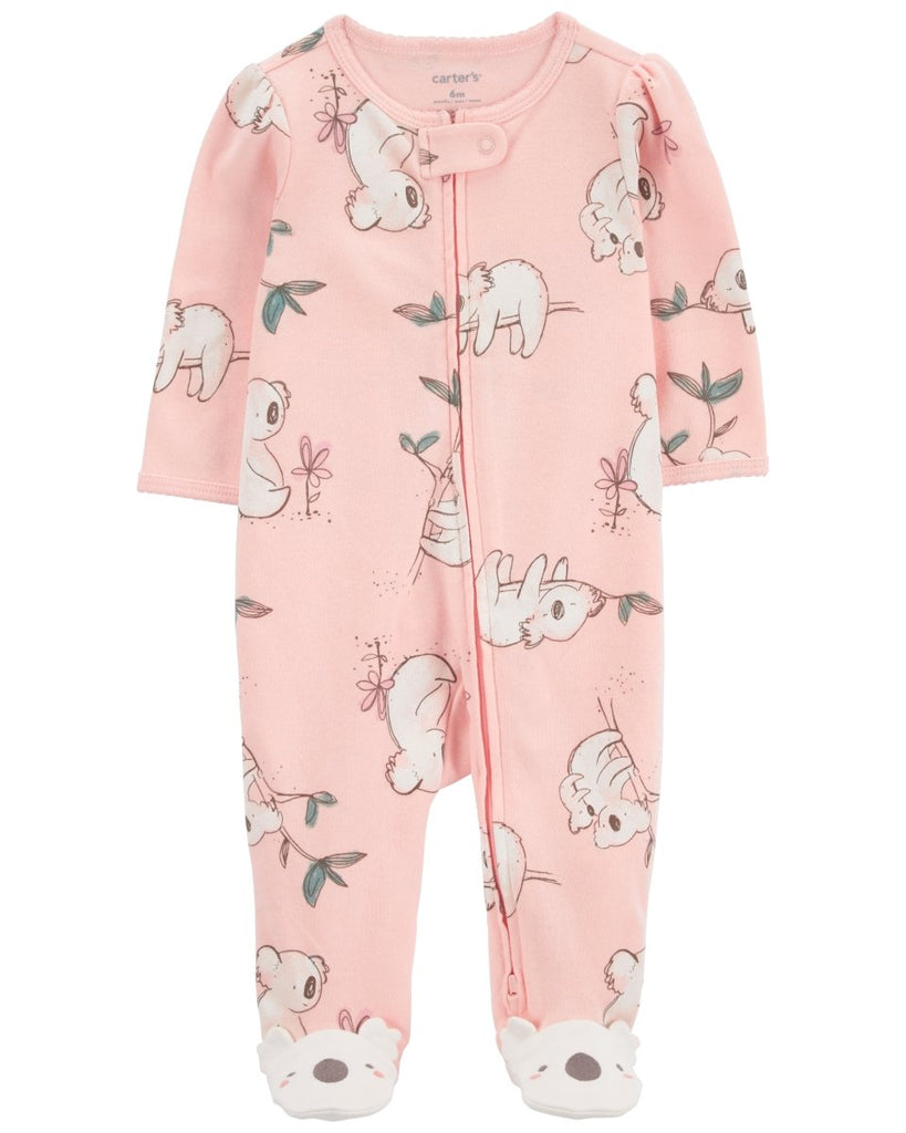 Pijama una pieza de algodón, con pie, diseño koalas - Carter's
