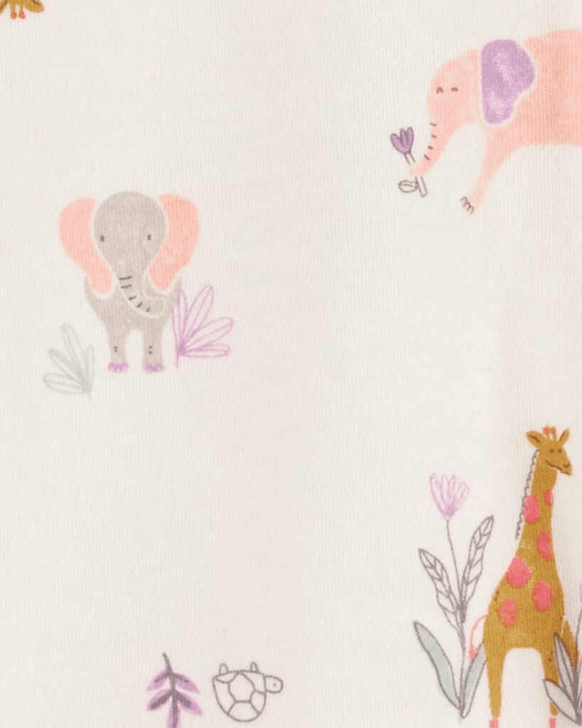 Pijama una pieza de algodón, diseño animales - Carter's