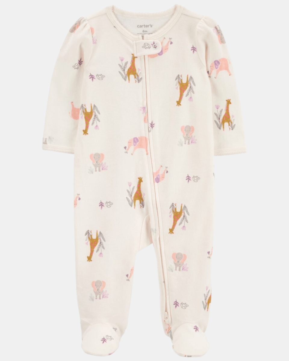 Pijama una pieza de algodón, diseño animales - Carter's